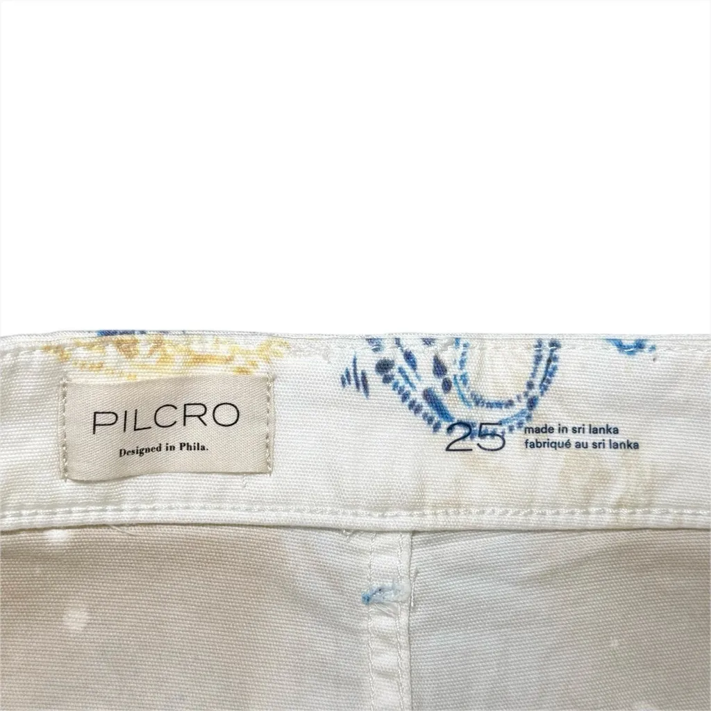 NWT Pilcro Millie Low-Slung Barrel Pants Anthropologie Cargo Printed 25 Slouchy - Image 8