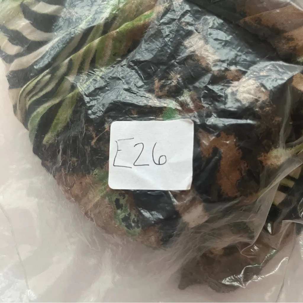 Vintage Sequin Zip Up Brown and Green Zebra Print Cardigan Size L - Image 9