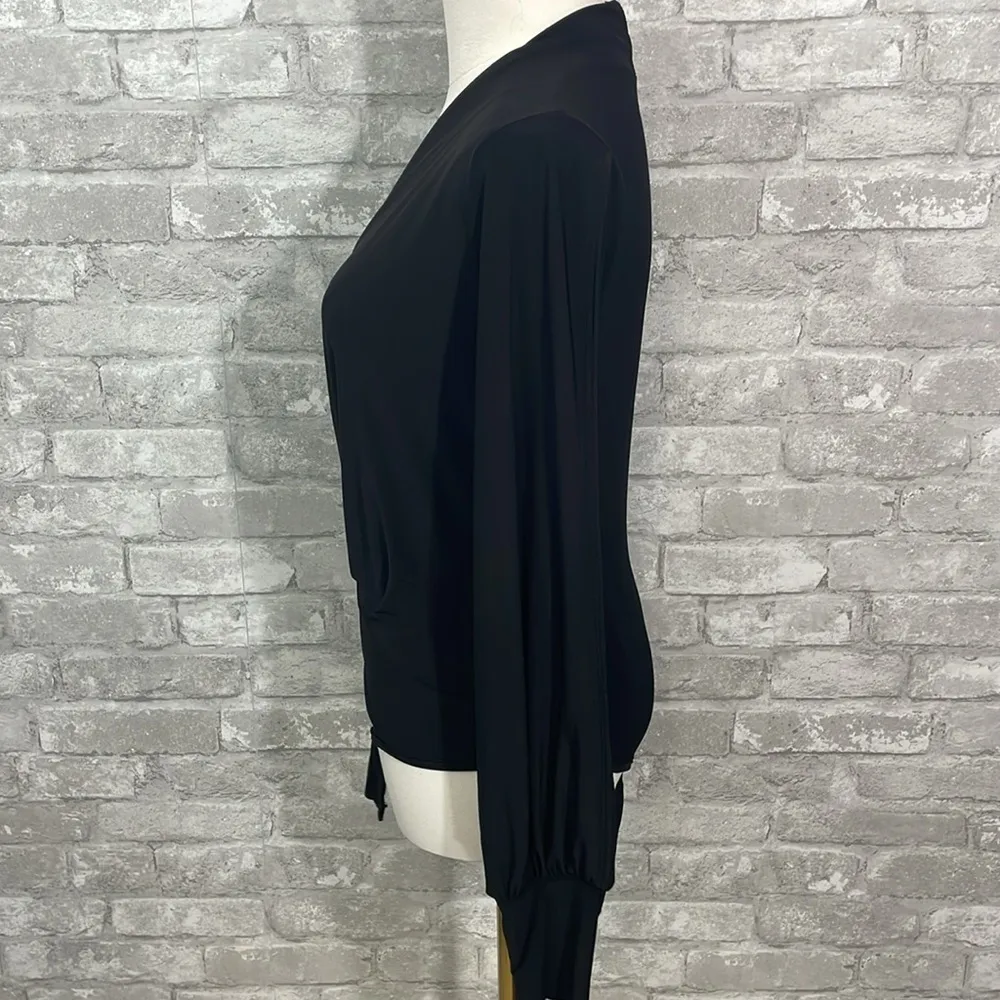 Lulus Friday Feeling Black Long Sleeve Bodysuit - Image 5