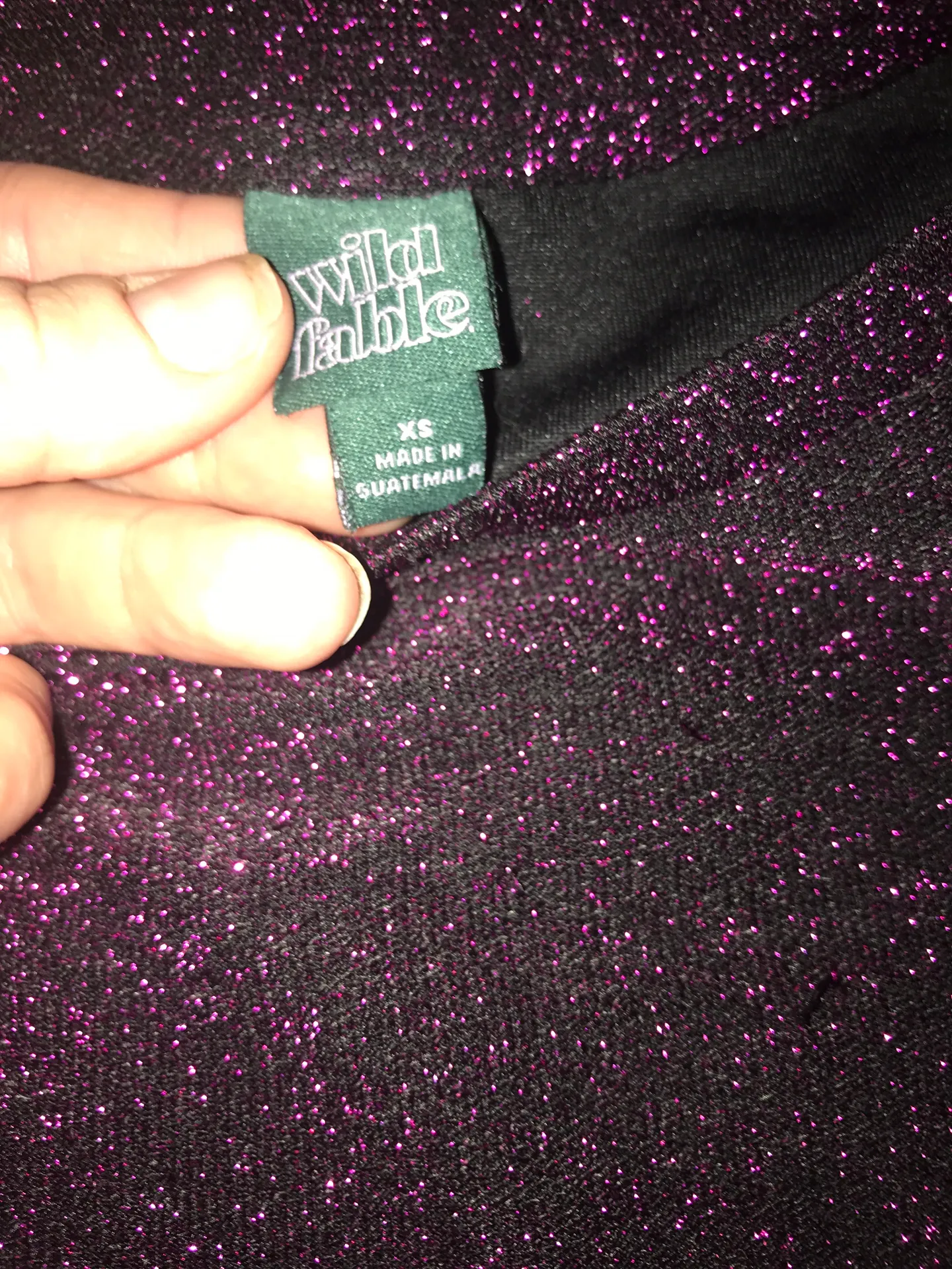Wild Fable Sparkle Crop Top - Image 3