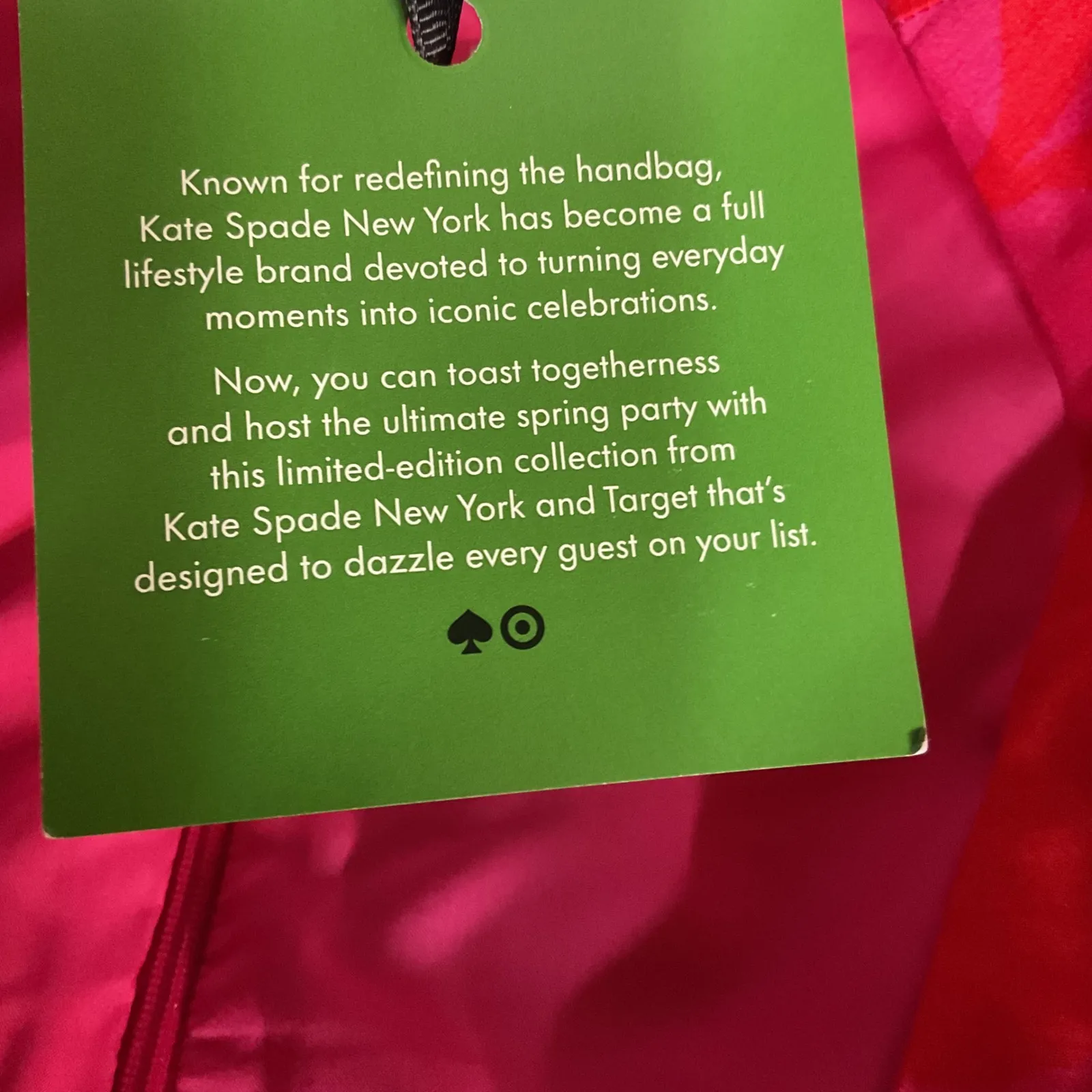 Kate Spade Target Red Pink Classic Floral Sleeveless Peplum Midi Dress Sz 10 NWT - Image 12