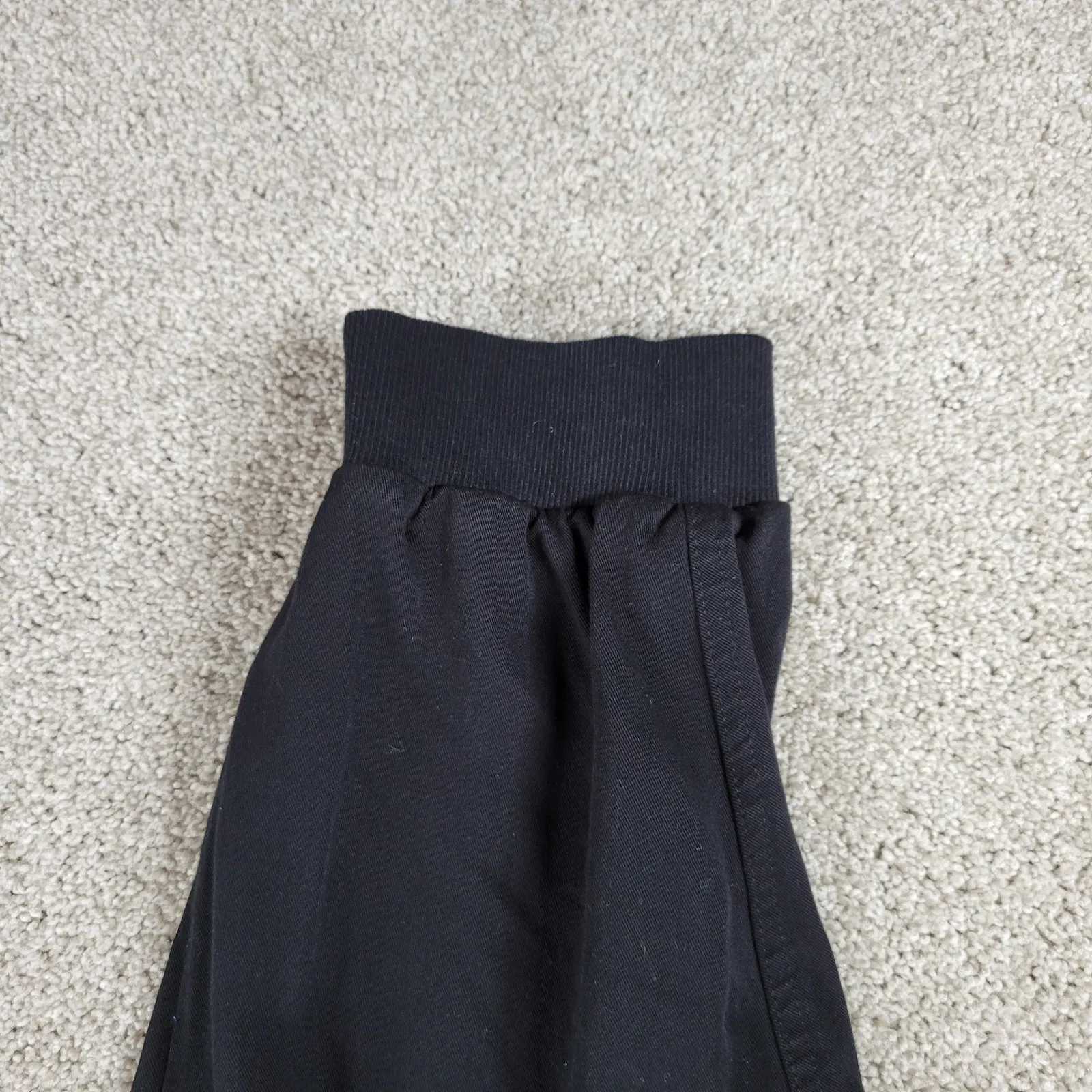 Splendid Sweatpants 2XL Black Hi Rise Drawstring‎ Tapered Leg Jogger Activewear - Image 8