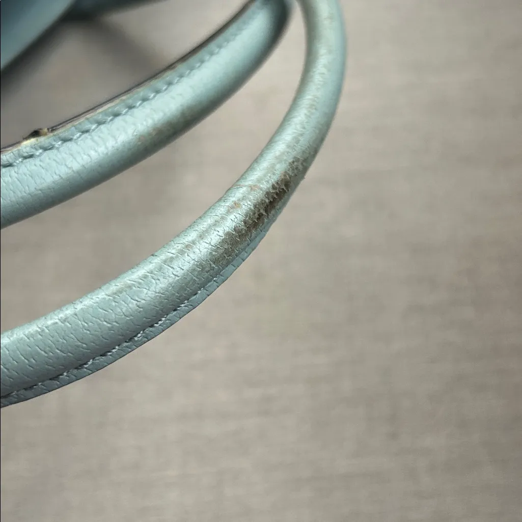 Kate Spade New York Grove Street blue green leather shoulder bag chic HTF - Image 5