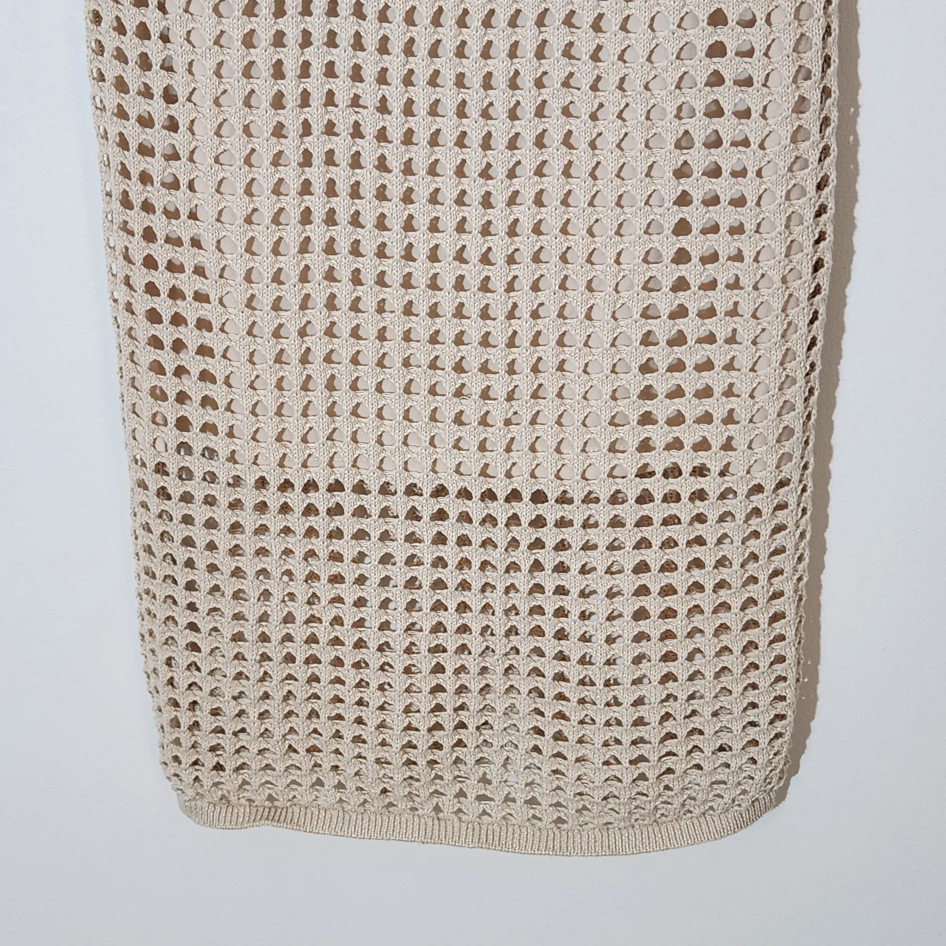 Steve Madden Two Piece Open Weave Midi Skirt and Top Set Size Small NWT - Image 3