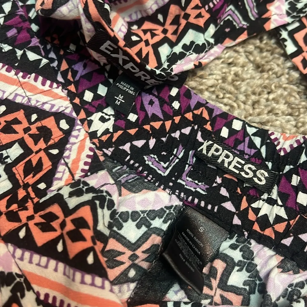 EXPRESS Print two piece romper - Image 2