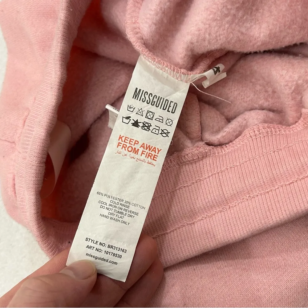 Playboy X Missguided Pink Bunny All Over Print Comfy Lounge Sweatpants Womens XS - Image 7