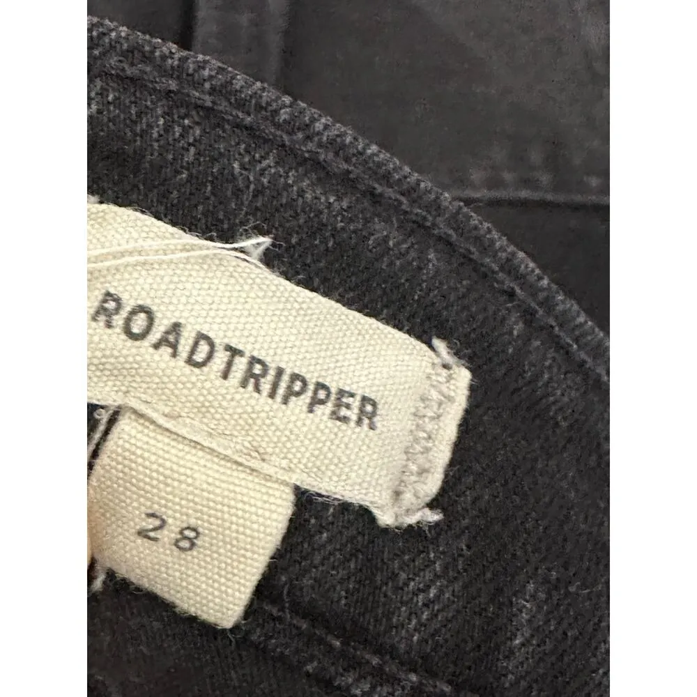 Madewell Bennett Black Wash Roadtripper Jeans Viscose Cotton Womens Size 28 - Image 8