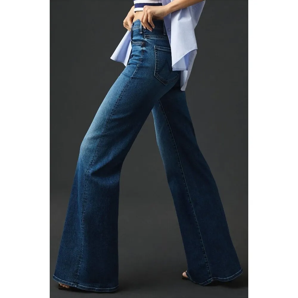 💕MOTHER💕 The Hustler Roller Heel Jeans ~ Need For Speed 32 NWT Blue - Image 10
