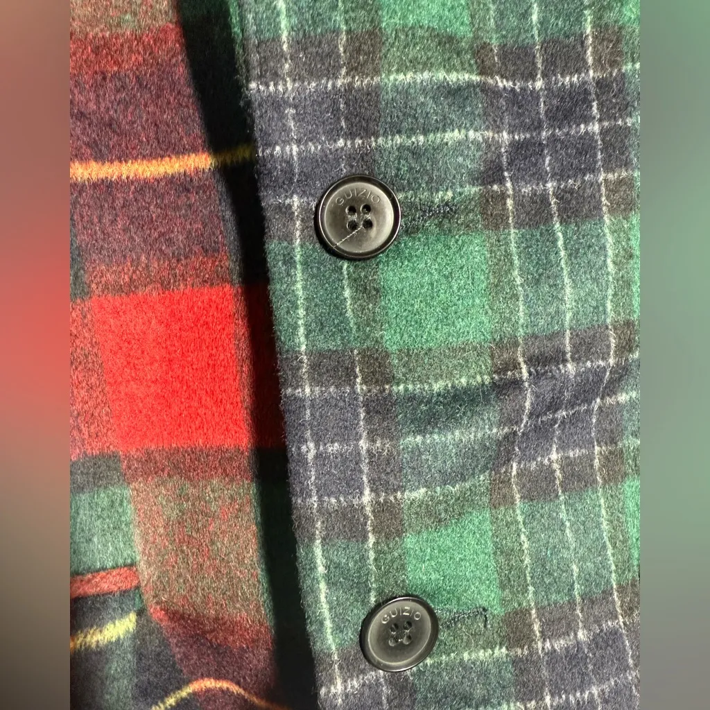 Danielle Guizio Plaid Oversized Wool Blend Blazer Size Small - Image 6