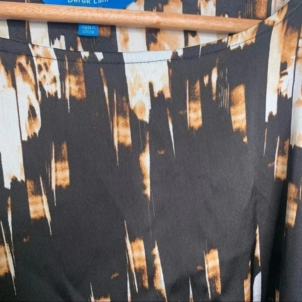 Derek Lam Drawstring Waist Tunic Dress Size Large - Image 5