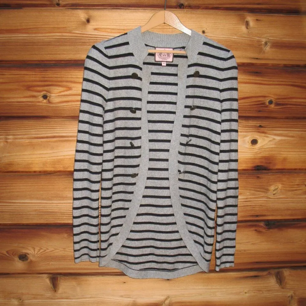 Juicy Couture Cotton Cashmere Military Cardigan Sweater - Image 2