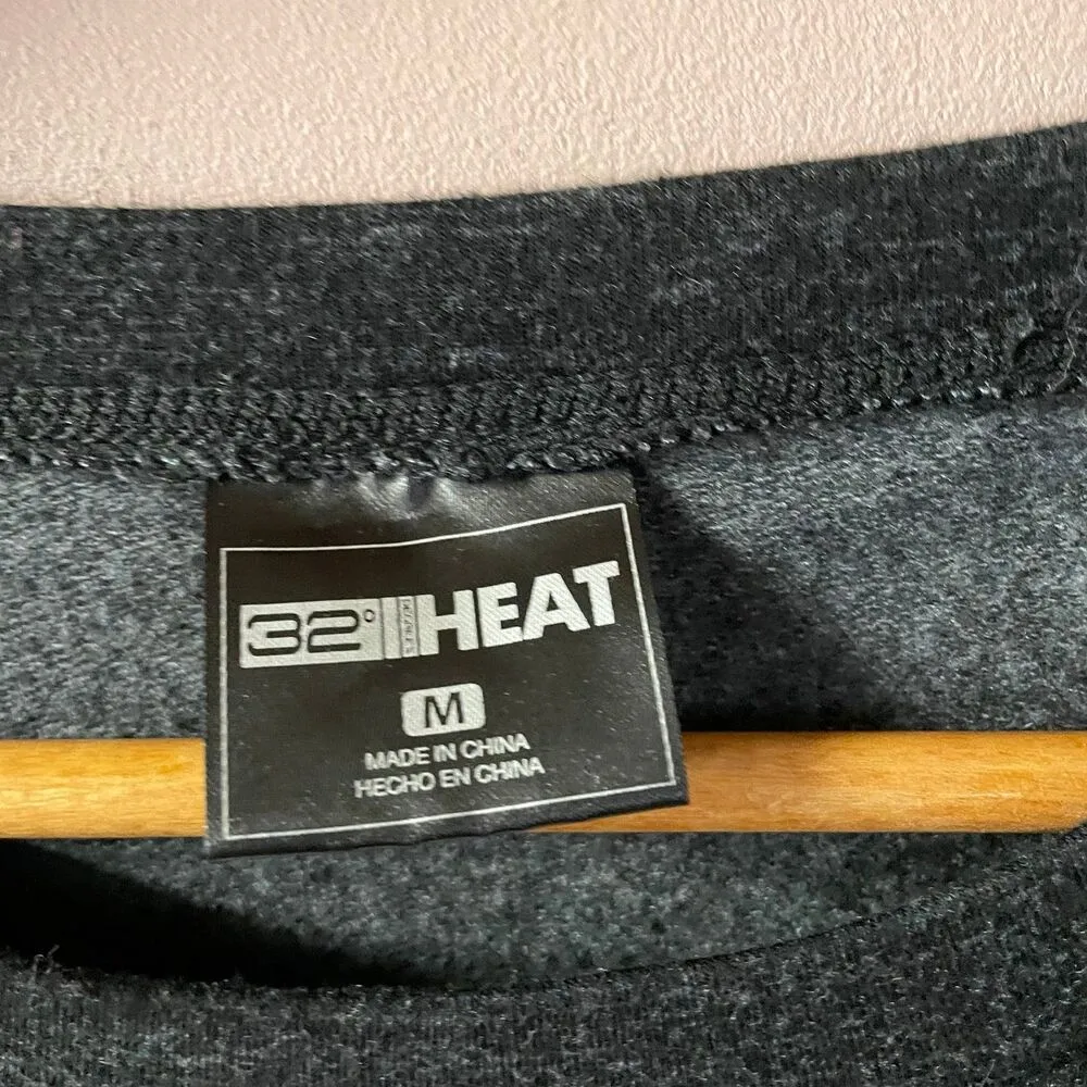 32 Degrees Heat  Dark Gray Pullover Sweater Size M GUC - Image 2