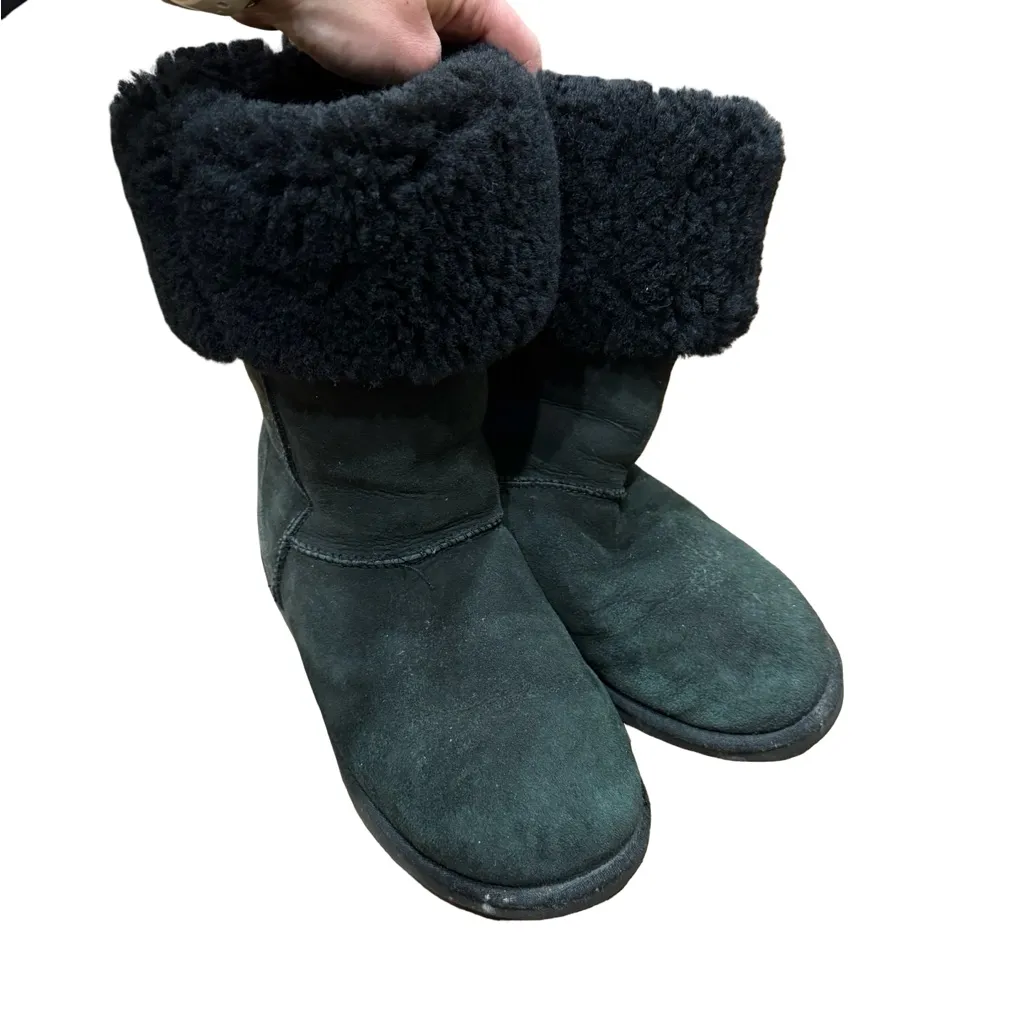🖤 UGG Women’s Classic Tall Boots Black Size 9 ❄️ - Image 8