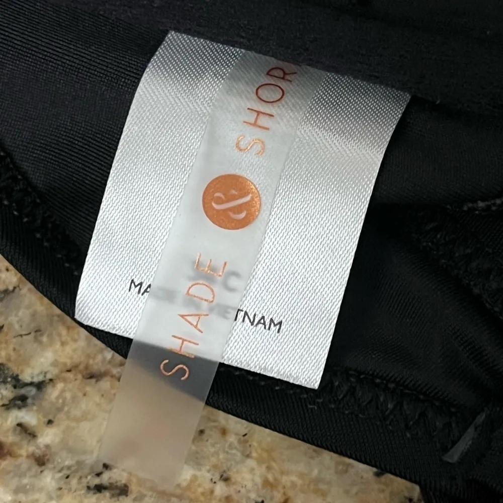 Shade & Shore Womens Black Cut Out Strappy Bikini Top 34C Beach Boho Modest Swim - Image 9