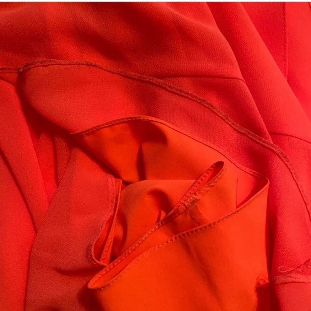 BCBGMaxazria SILKY CHIFFON MIDI DRESS - Image 5