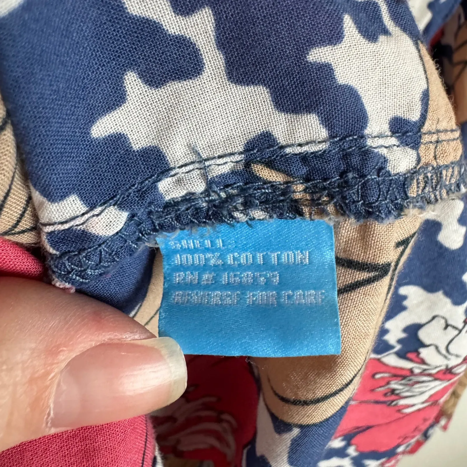 J. McLaughlin Womens Floral Button Down Shirt Sz Large Long Sleeve Lightweight - Image 7