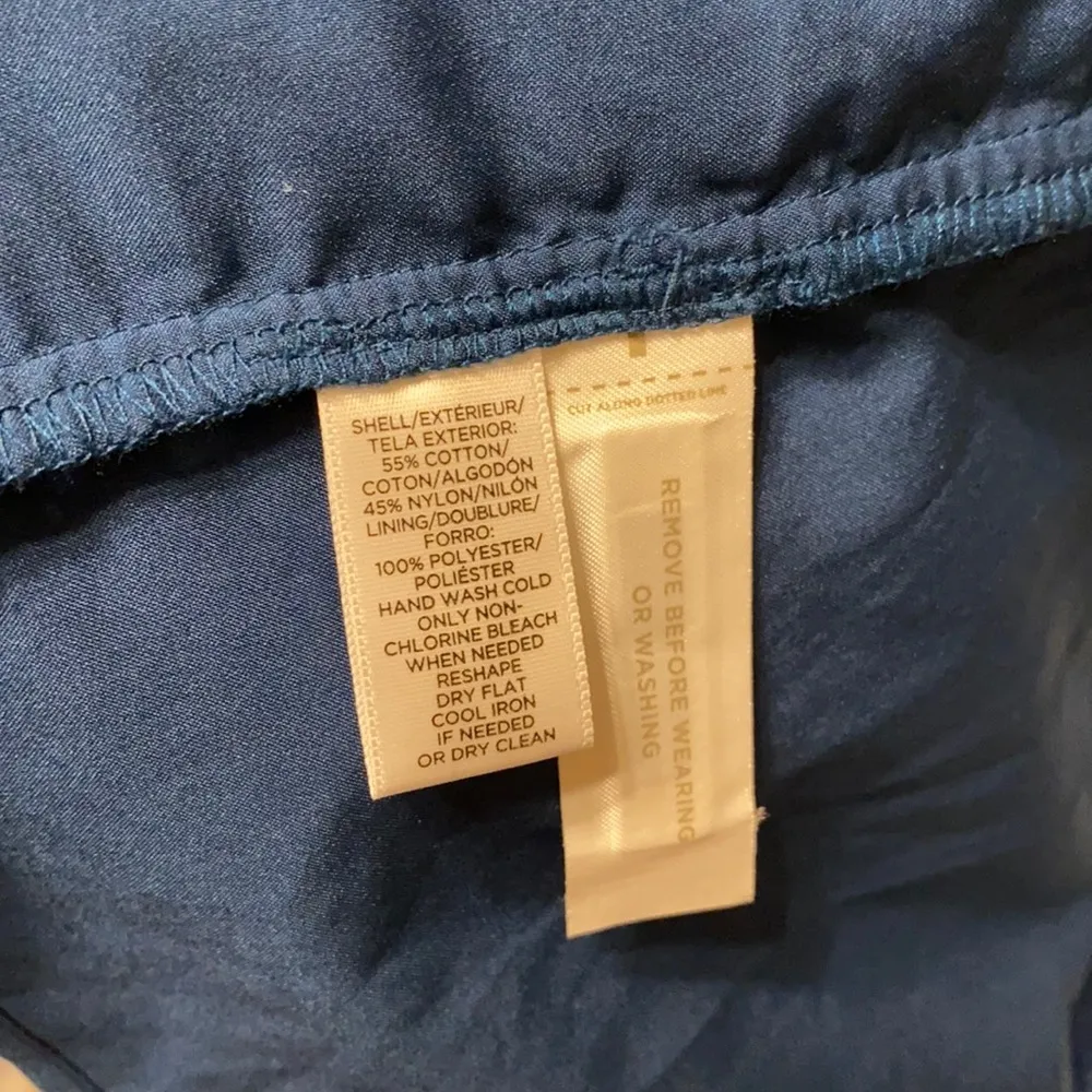 Loft lace overlay navy blue dress - Image 6