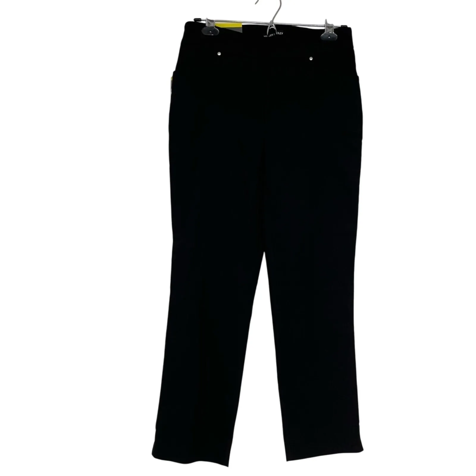 Hilary Radley Black High Rise Slim Fit Ankle Length Ponte Dress Pants Womens S - Image 2