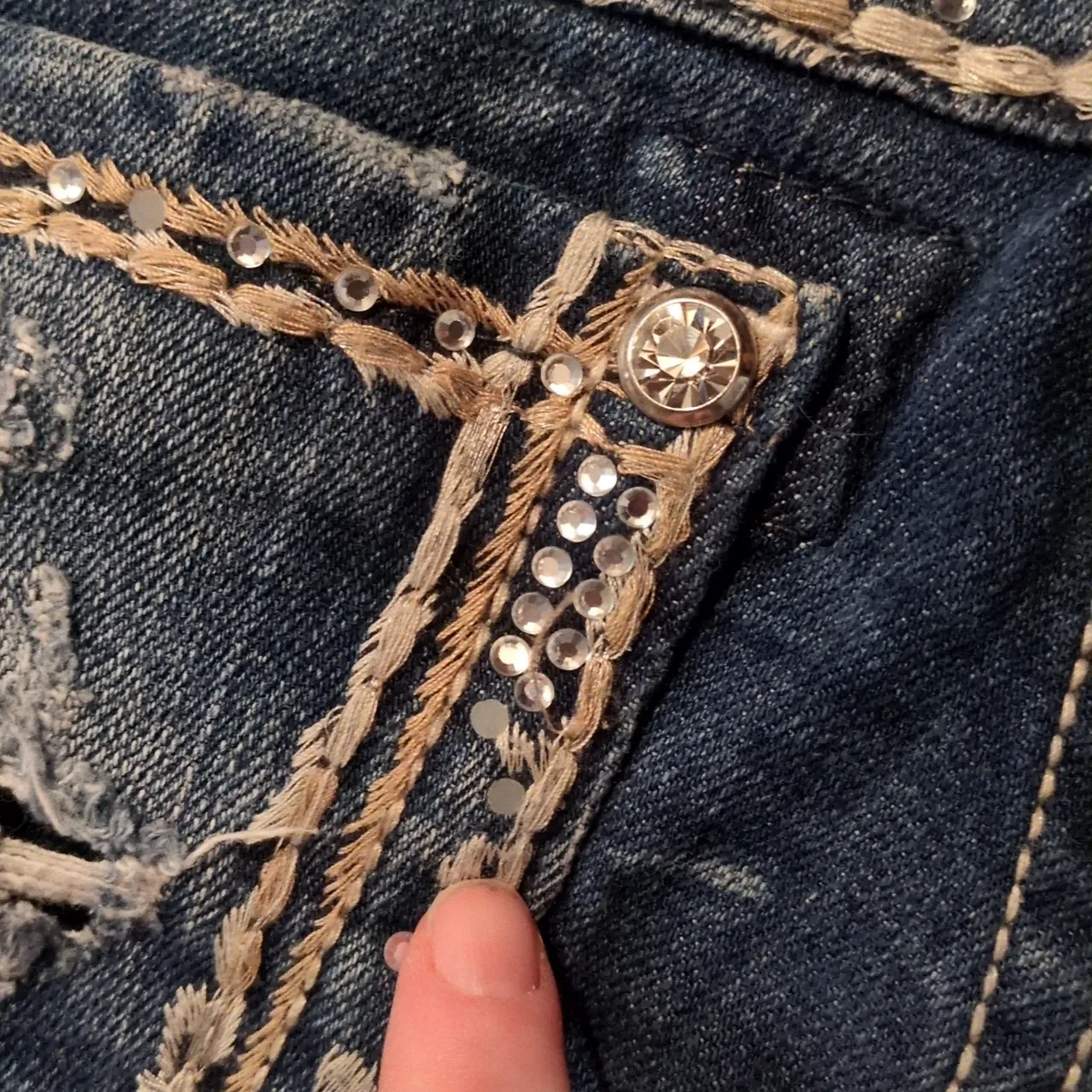 Miss Me Easy Boot Jeans Size 28 - Image 11