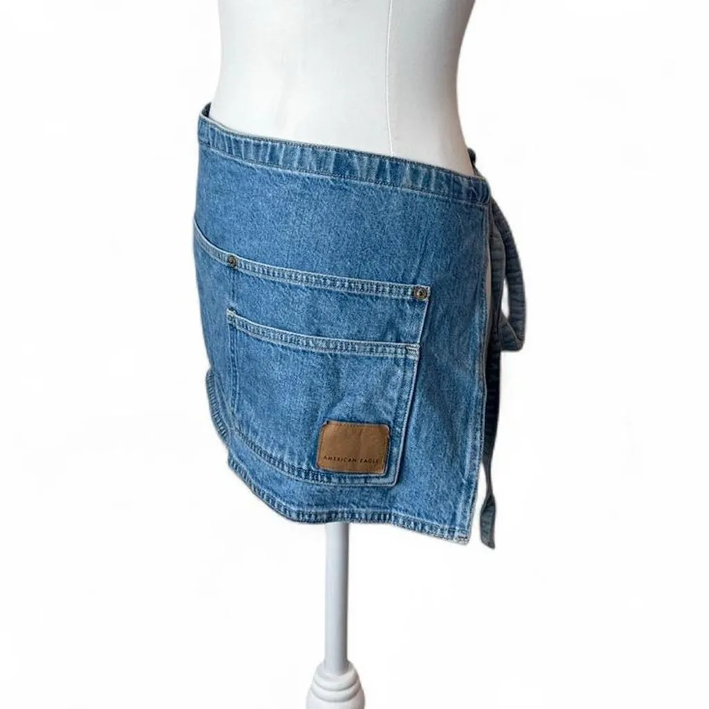 American Eagle  Denim Apron - Image 5