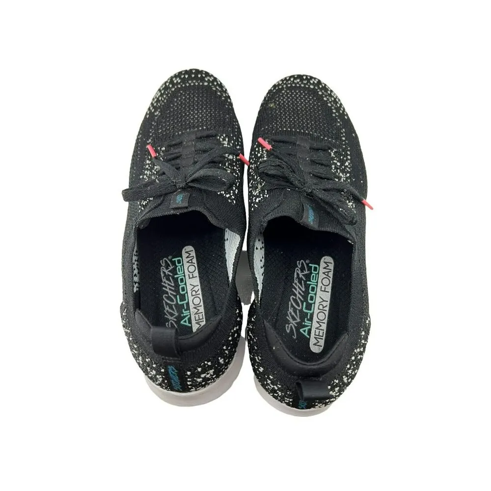 Skechers Women's Ultra Flex Twinkle Twinkle Trainers Black White Sneaker Size 7. - Image 6