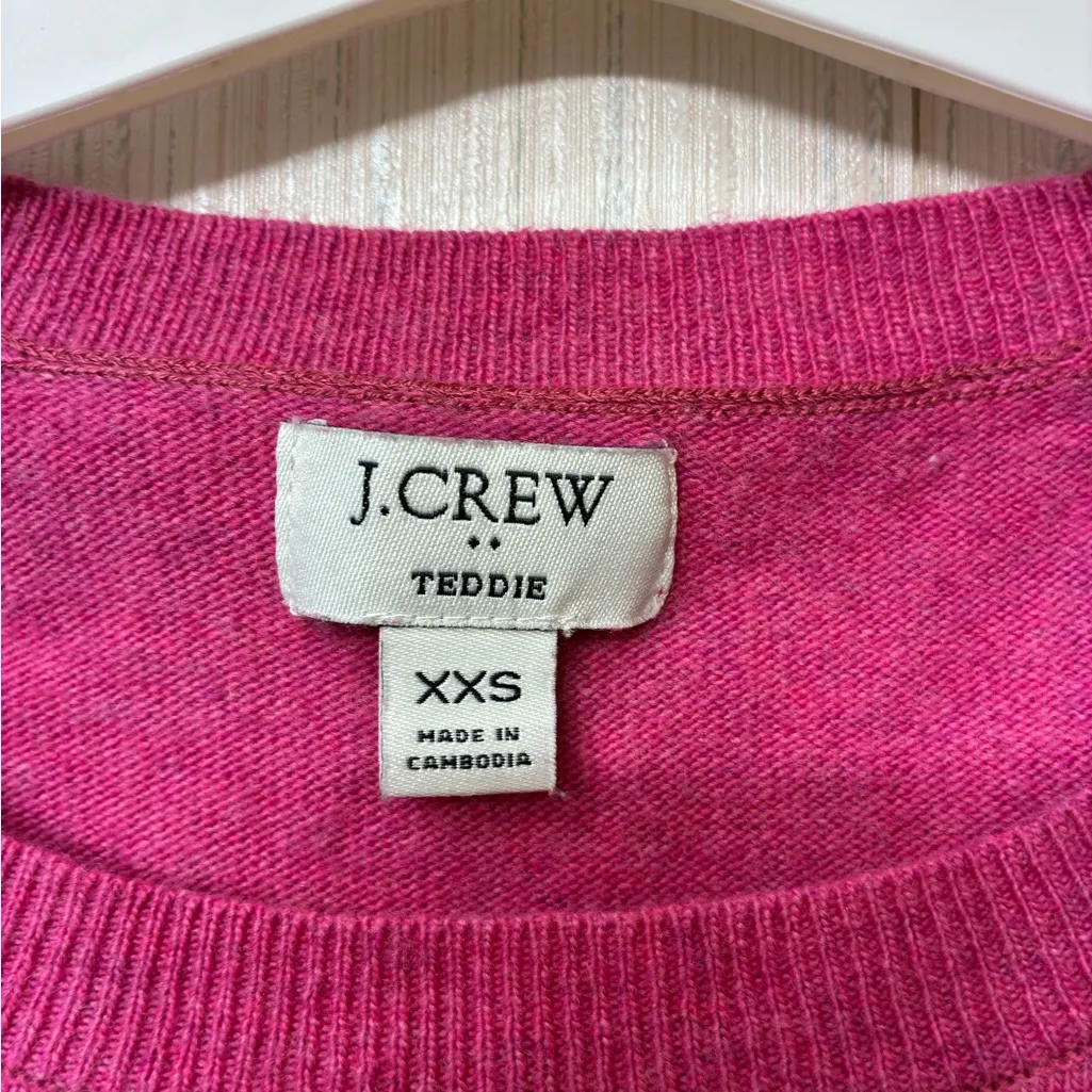 J. Crew cotton wool blend Teddie sweater, small Pink - Image 5
