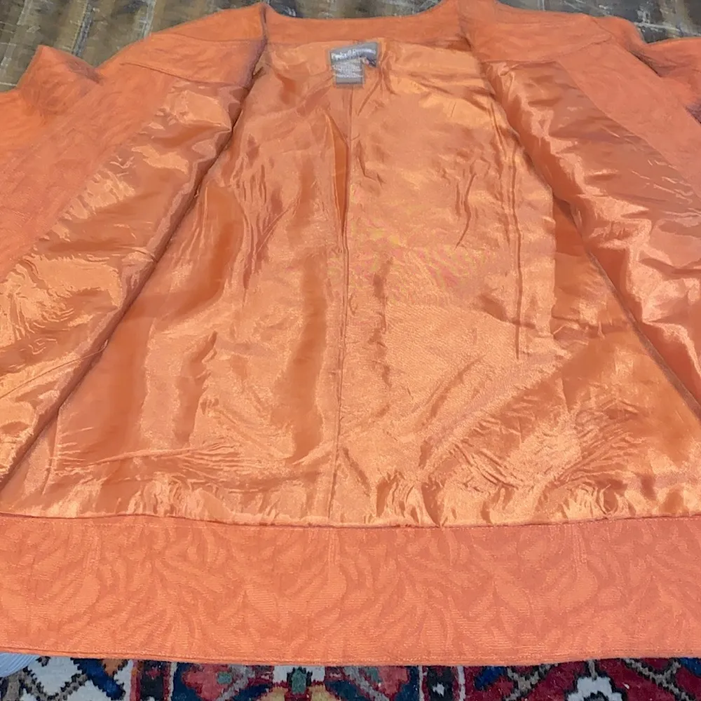 Pinky & Diane Burnt Orange Jacket, Small - Image 10