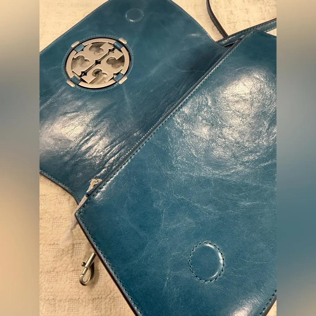 Tory Burch Convertible Miller Glazed Bag with Matching Wallet, BRAND NEW! - Image 10