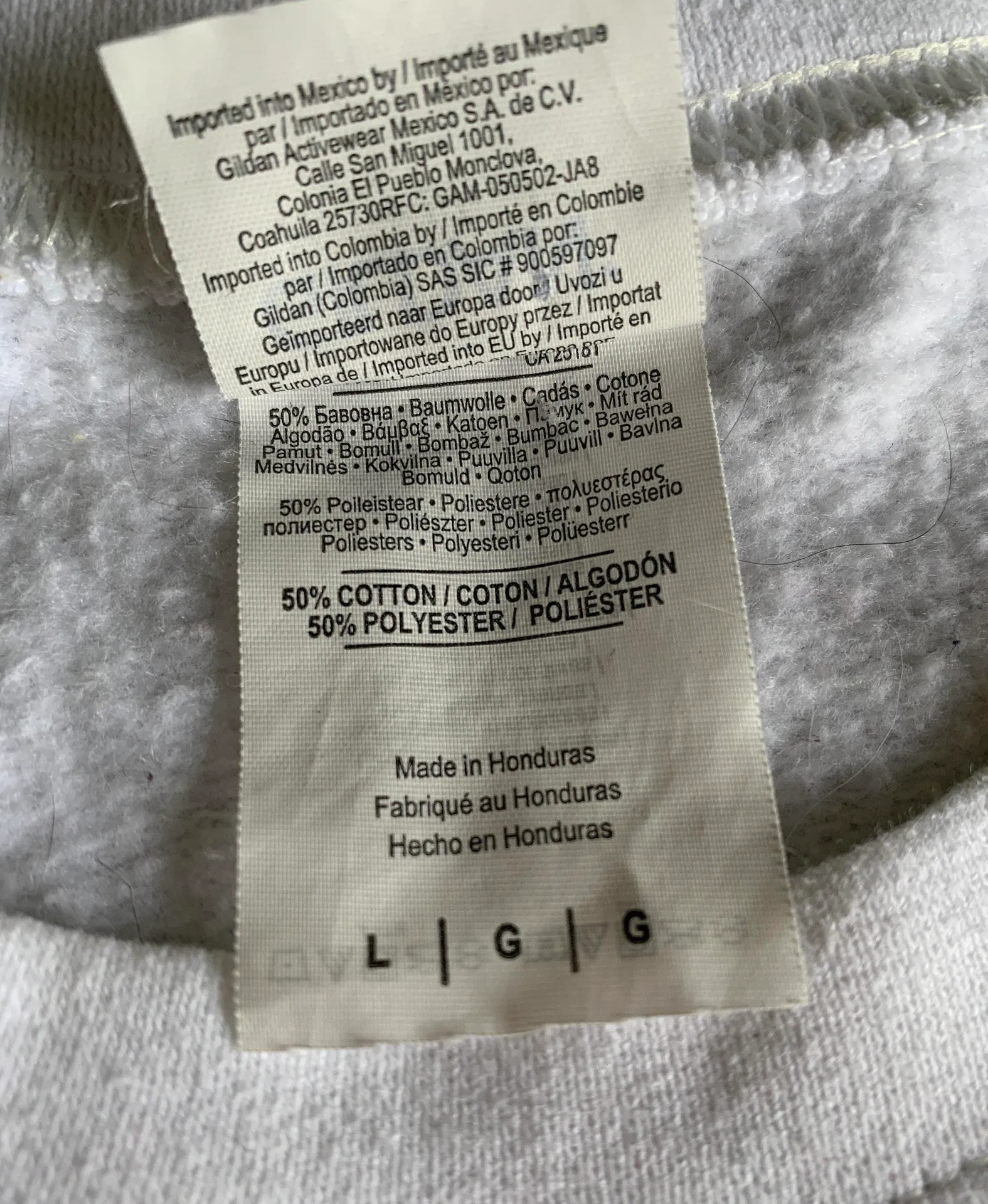 Crew Neck Sweatshirt White Size L - Image 2