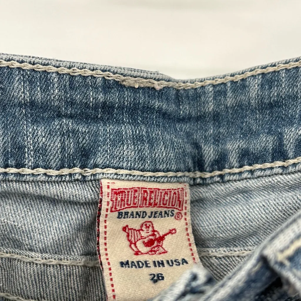 True religion‎ jean shorts 26 Blue - Image 3