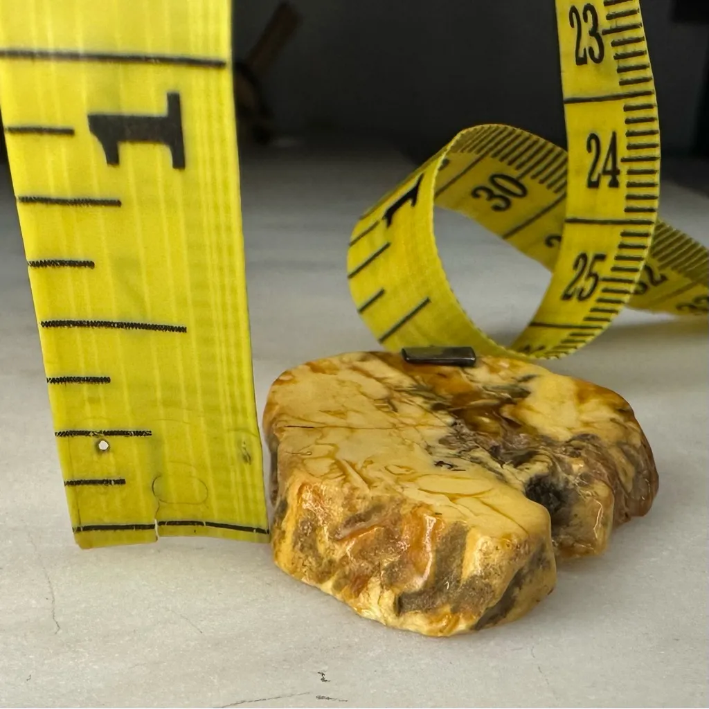 Natural Butterscotch Baltic Egg Yolk Unique Amber Pendant Necklace Jewelry Yellow - Image 6