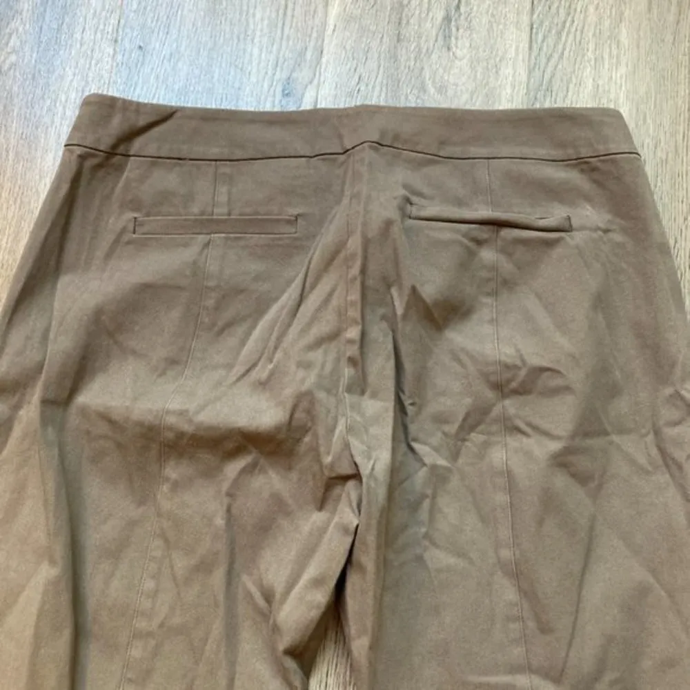 Eileen Fisher Organic Cotton Brown Slim Knit Ankle Pants Size S - Image 9