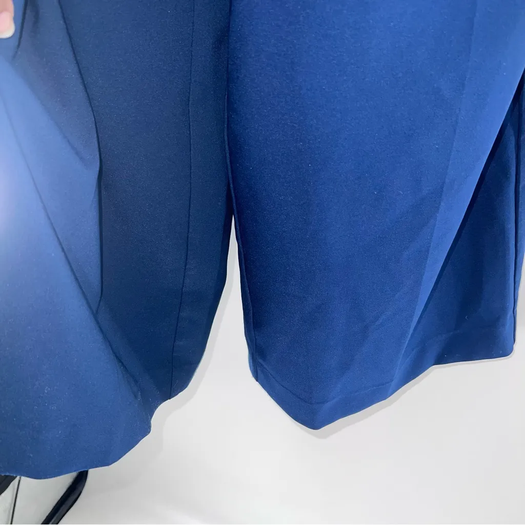 Torrid Studio Dark Blue Wide-Leg Sailor Pants w/Metallic Anchor Theme Buttons - Image 4