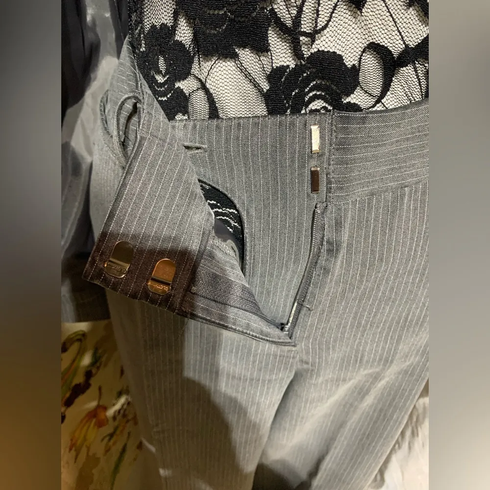 Worthington Gray Pinstripe Pant Suit - Image 7