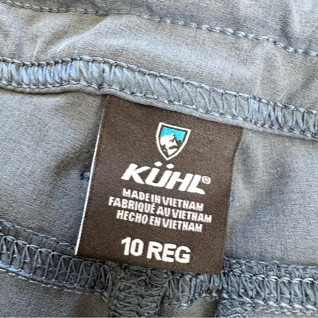 Kuhl Freeflex Roll-Up Pants Mid Rise Outdoor UPF 50+ Lightweight in Rainstorm 10 - Image 10