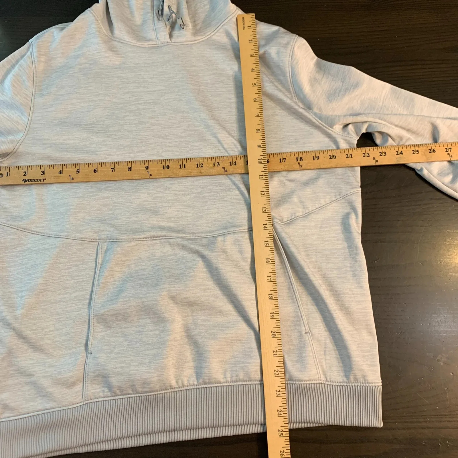 Under Armour Loose Fit Womens Hoodie Gray Athleisure Gym Workout Pullover Large - Image 8