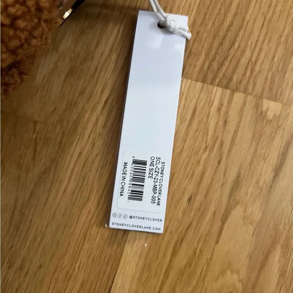 New stoney clover lane brown sherpa mini backpack - Image 3