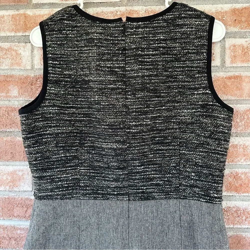 Brooks Brothers 346 Tweed Colorblock Dress Wool Blend Gray Women’s 10 Business - Image 7