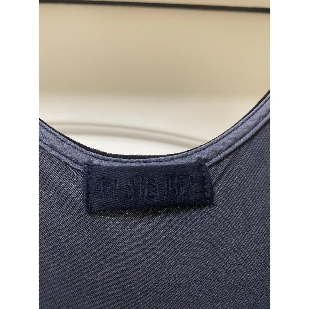 CP Shades Dress Womens XS Blue Velvet Maxi Tank Pockets Made USA - Image 3