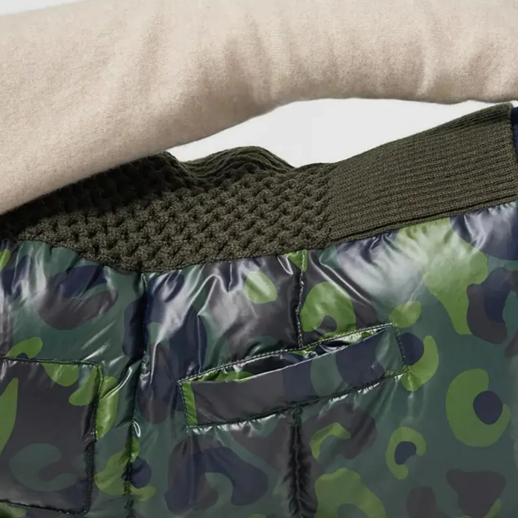 Anatomie Printed Fallon Vest‎ Cheetahflage/Army Green - Image 5