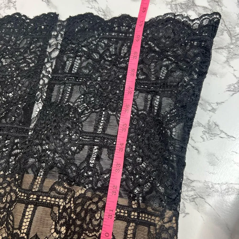 NWT Bronx & Banco Natasha lace dress Sz 2 black tan - Image 10