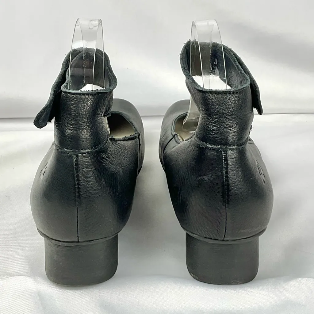 Loints of Holland Sydney Black Leather Shoes Size 38 Mary Jane - Image 9