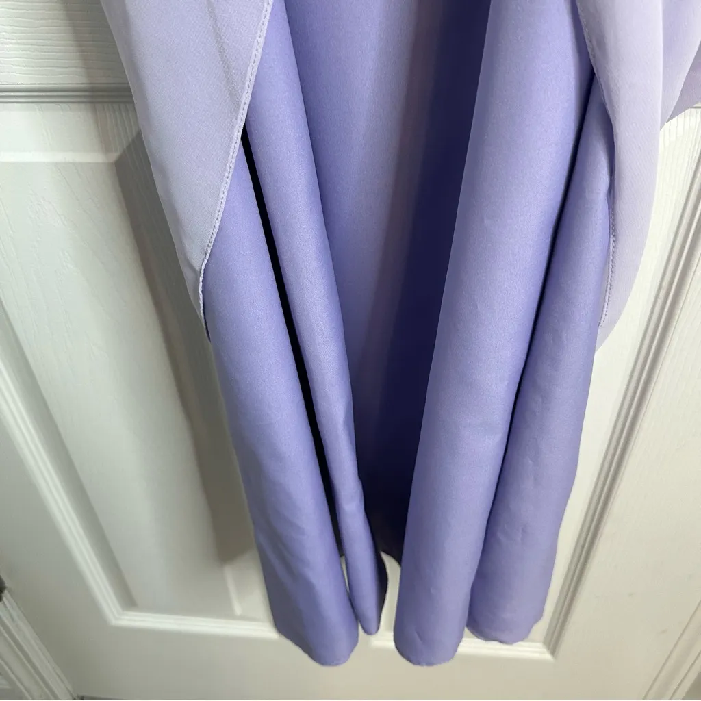 Elegant Lavender Sleeveless Dress - Image 4