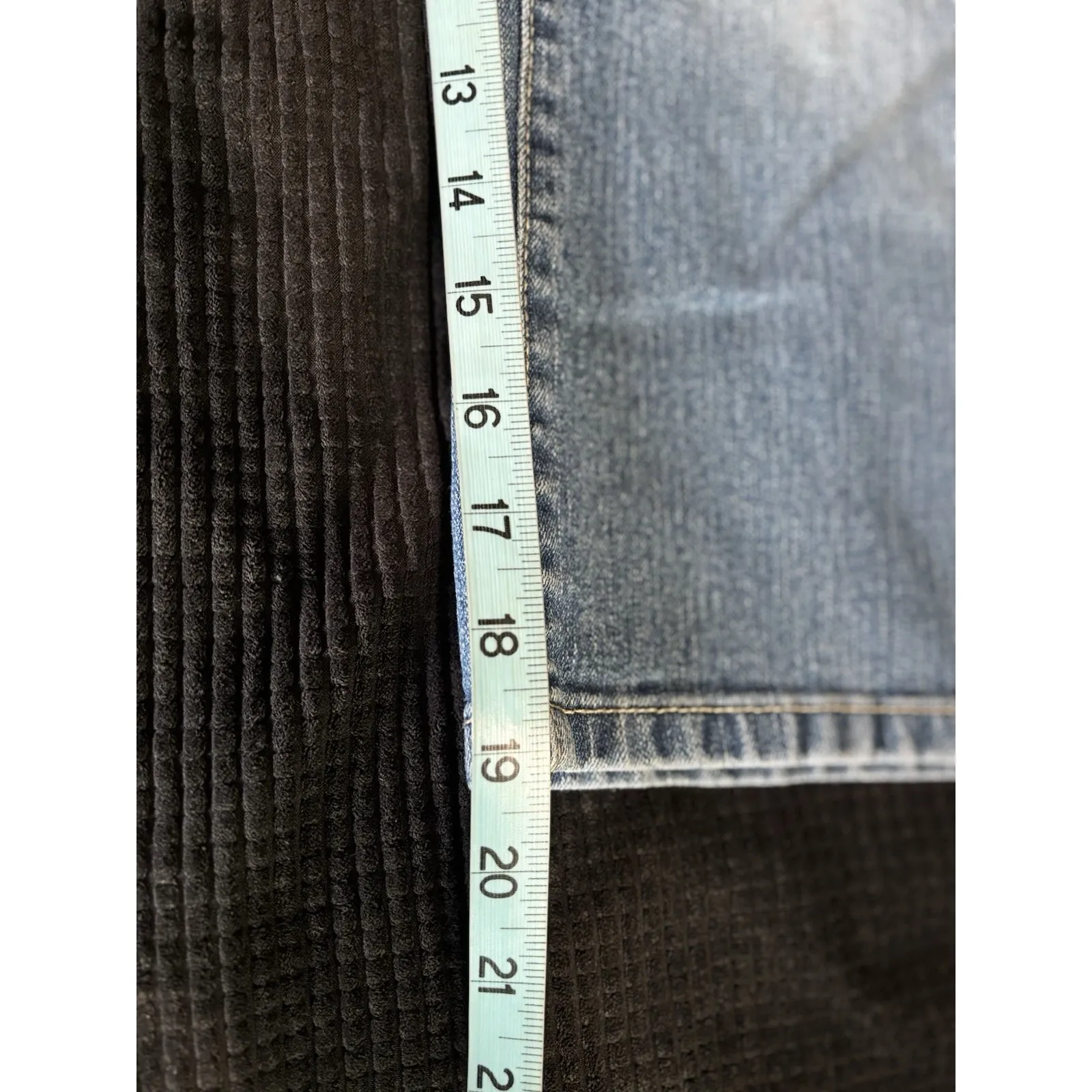 Nine West Vintage Coll.‎ Denim Capris Missy Light  Mid Rise Size 14 Wide Leg - Image 8