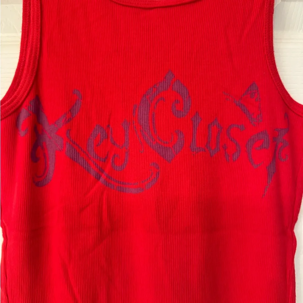 Key Closet Zebras Red Women’s Tank Top Size XL - Image 9
