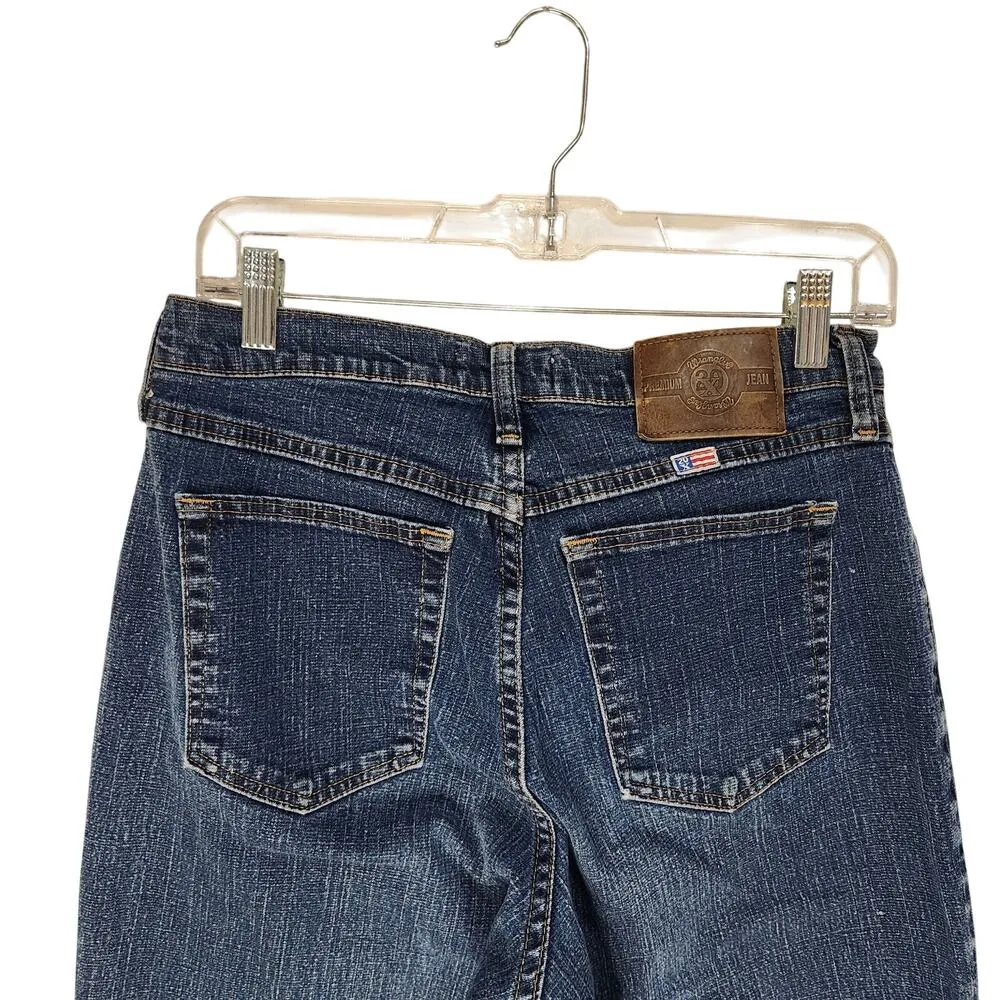 Vintage Wrangler Twenty X Tulsa Straight Leg Jeans Dark Blue Denim Size 9x34 - Image 5