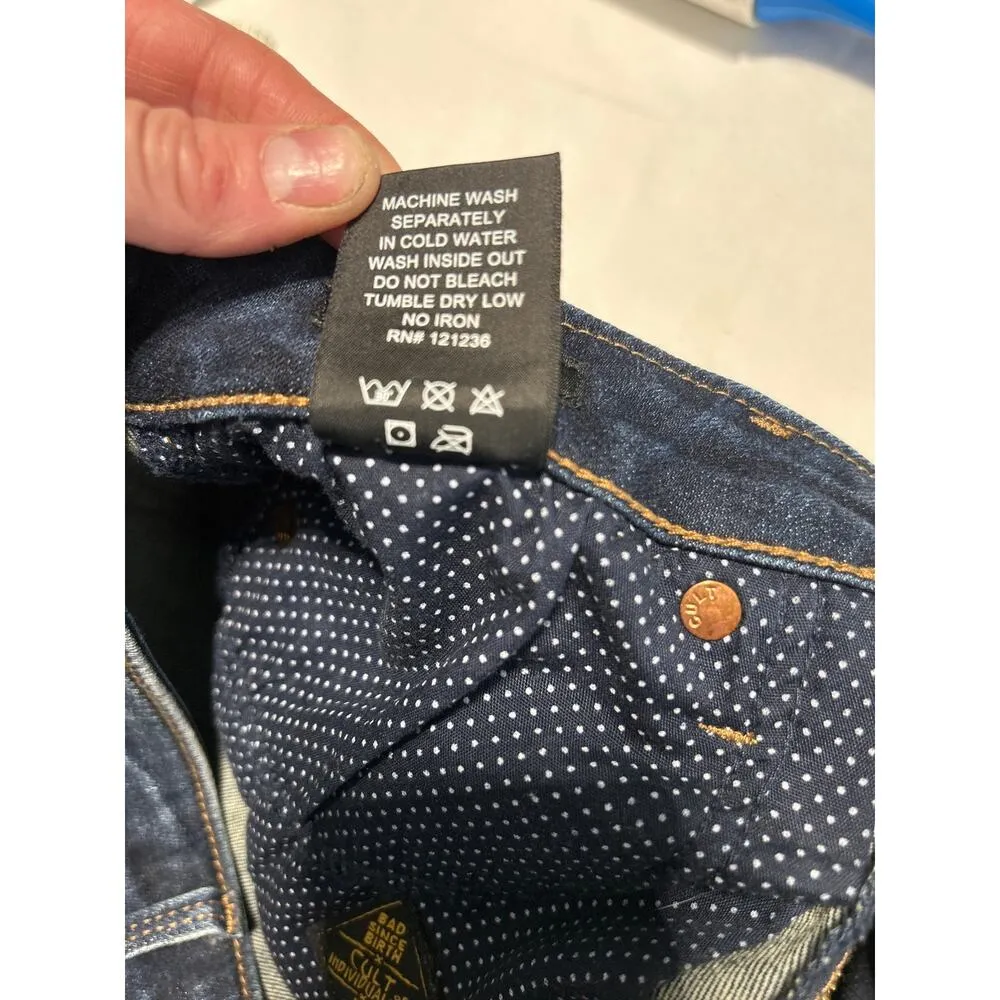 Cult of Individuality Gypsy Zen Midrise Women's Skinny Jeans Size 27 Blue - Image 5