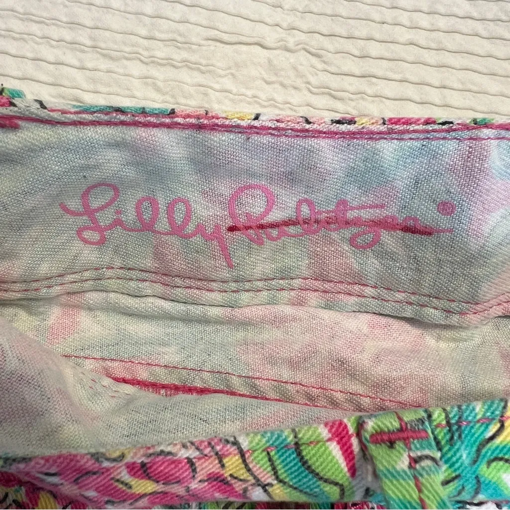 Lilly Pulitzer Worth Straight Jeans Spike the Punch pink Orchid 2 - Image 6