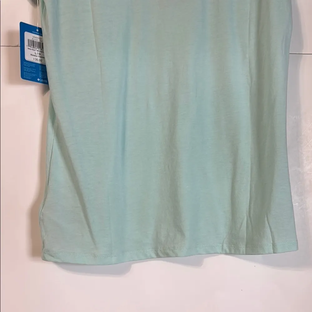 Columbia women’s Mint Green “Find Your Wild” S/S Graphic Tee Size L NWT - Image 8