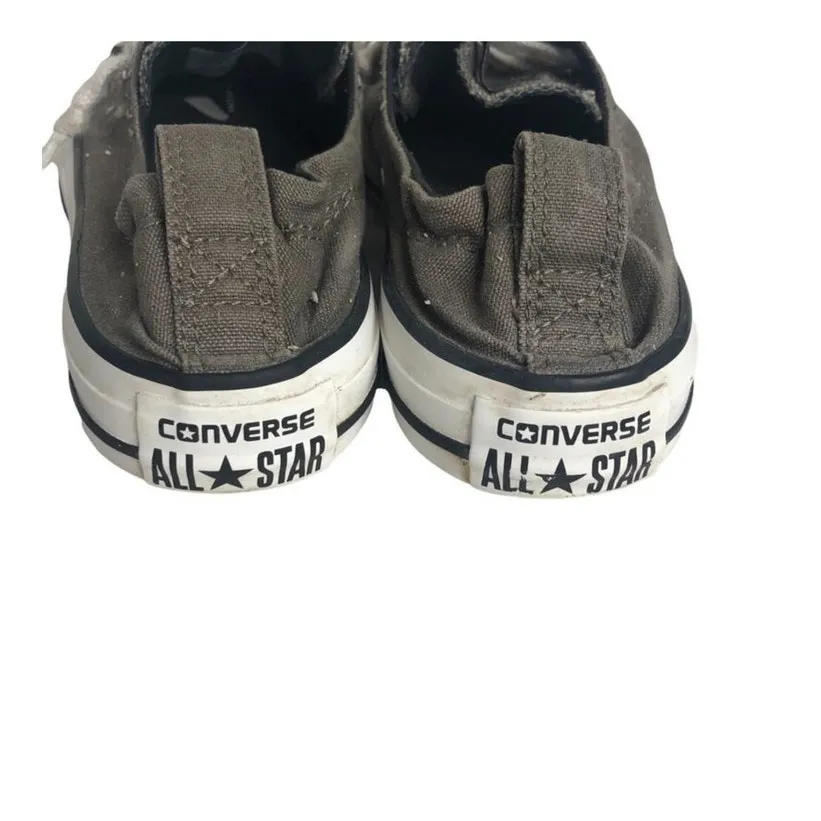 Converse All Star Chuck Taylor Shoreline Slip-On Sneakers Size 6 Grey-Brown - Image 11
